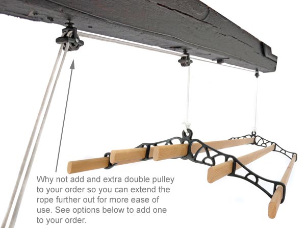 Traditional Pulley clothes airer