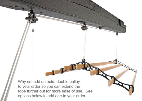 Traditional Pulley clothes airer