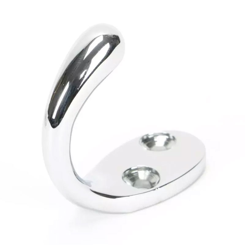 Celtic Single Coat Hook - Polished Chrome Finish