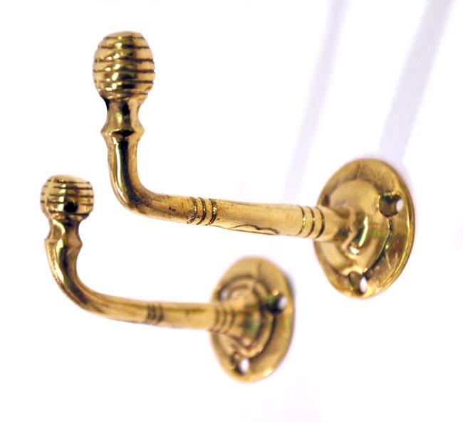 Beehive Brass Hook