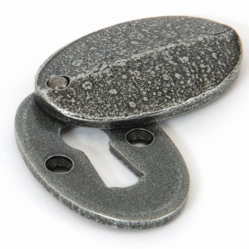 From The Anvil 33664 Pewter Oval Escutcheon & Cover - Image 3