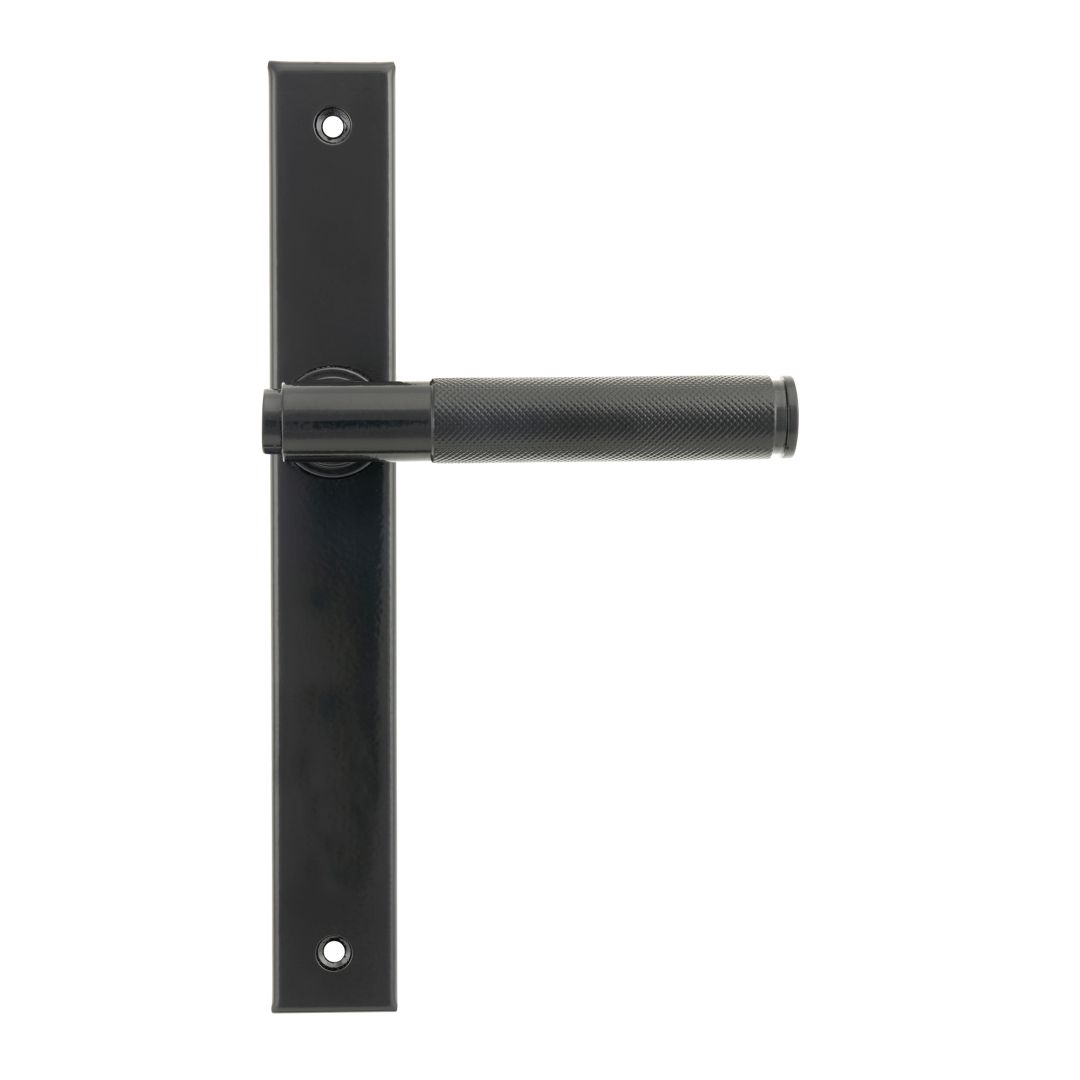 Black Brompton Slimline Lever Espagnolette Latch Set