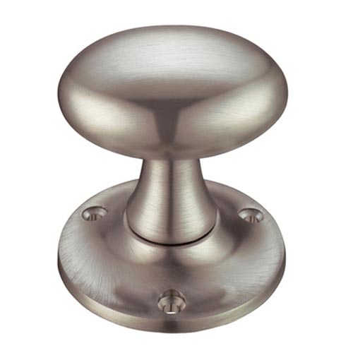 Chelsea Oval Door Knobs - Satin Nickel