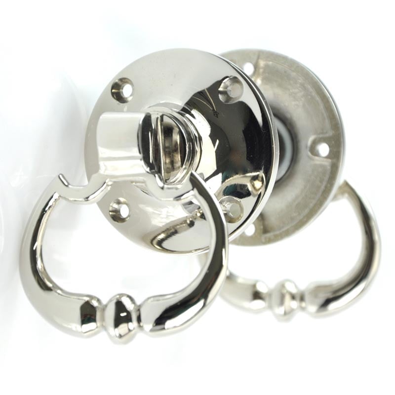 Polished Nickel Dutch Drop Handle