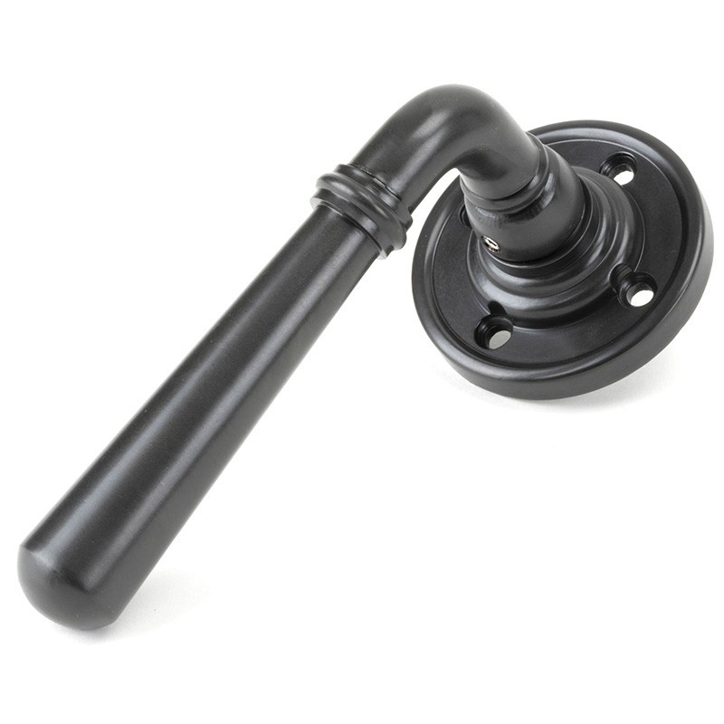 Bronze Aged Newbury Lever On Rose Set - Unsprung