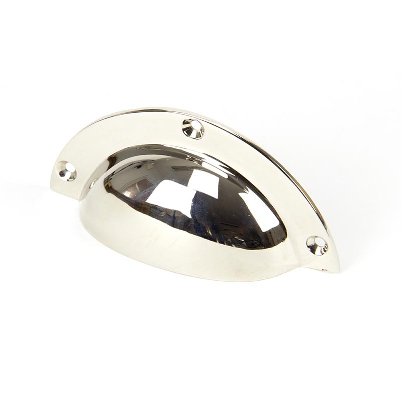 Period Cup Drawer Pull - Polished Nickel