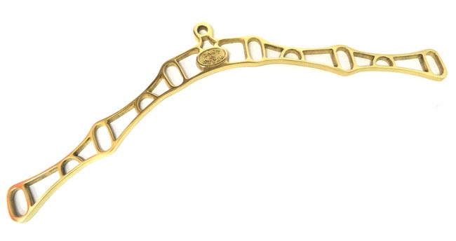 Brass Victorian Six Lath Kitchen Maid® Single Clothes Airer End