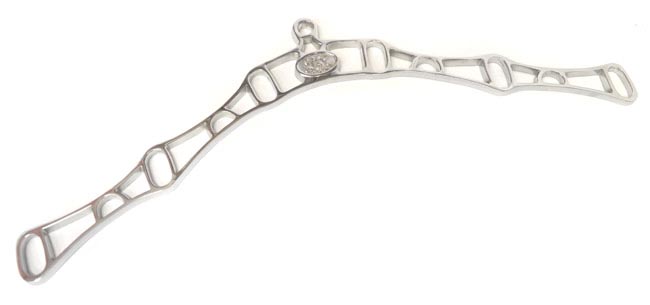 Chrome Victorian Six Lath Kitchen Maid® Single Clothes Airer End