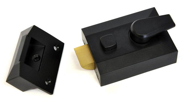 Kirkpatrick 5144 Standard Night Latch - Black