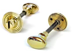 Bathroom turn knobs