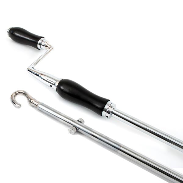 Polished Chrome Telescopic Window Winder