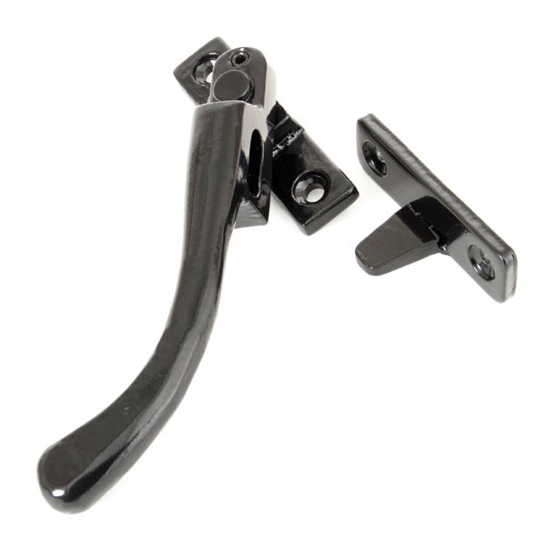 Black Traditional Smith Night Vent Locking Pear Drop Casement Fastener