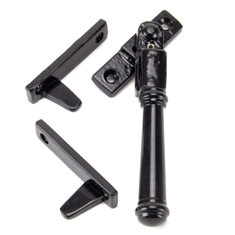 Black Traditional Smith Night Vent Locking Regency Casement Fastener