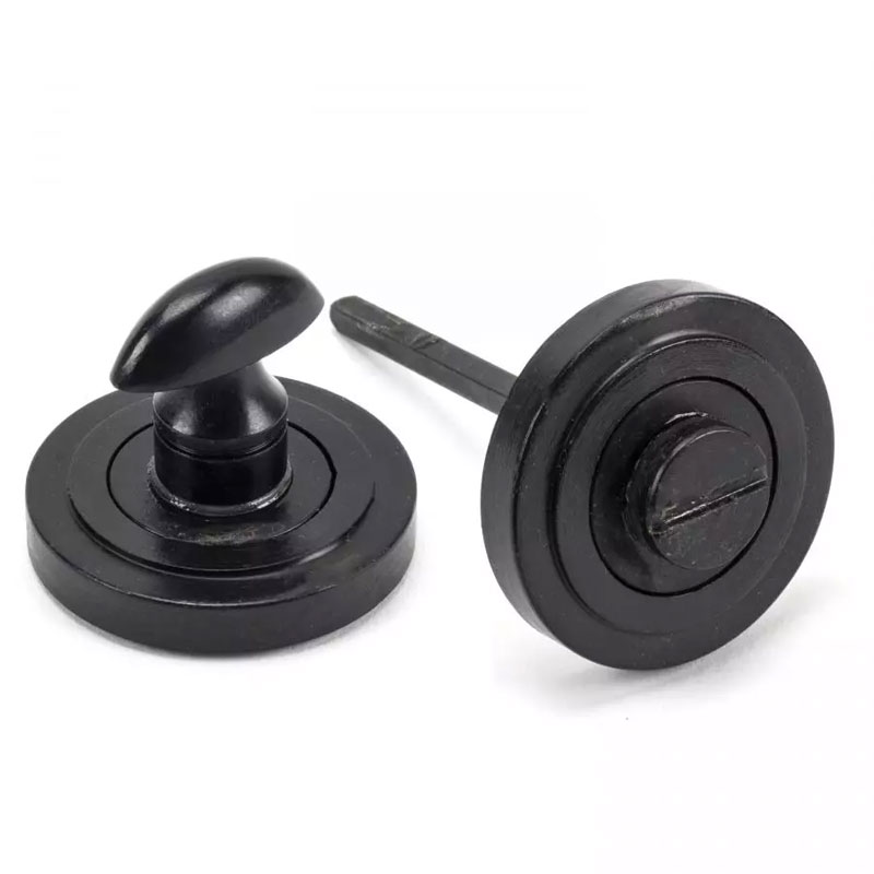 Blacksmith External Beeswax Art Deco Bathroom Thumbturn