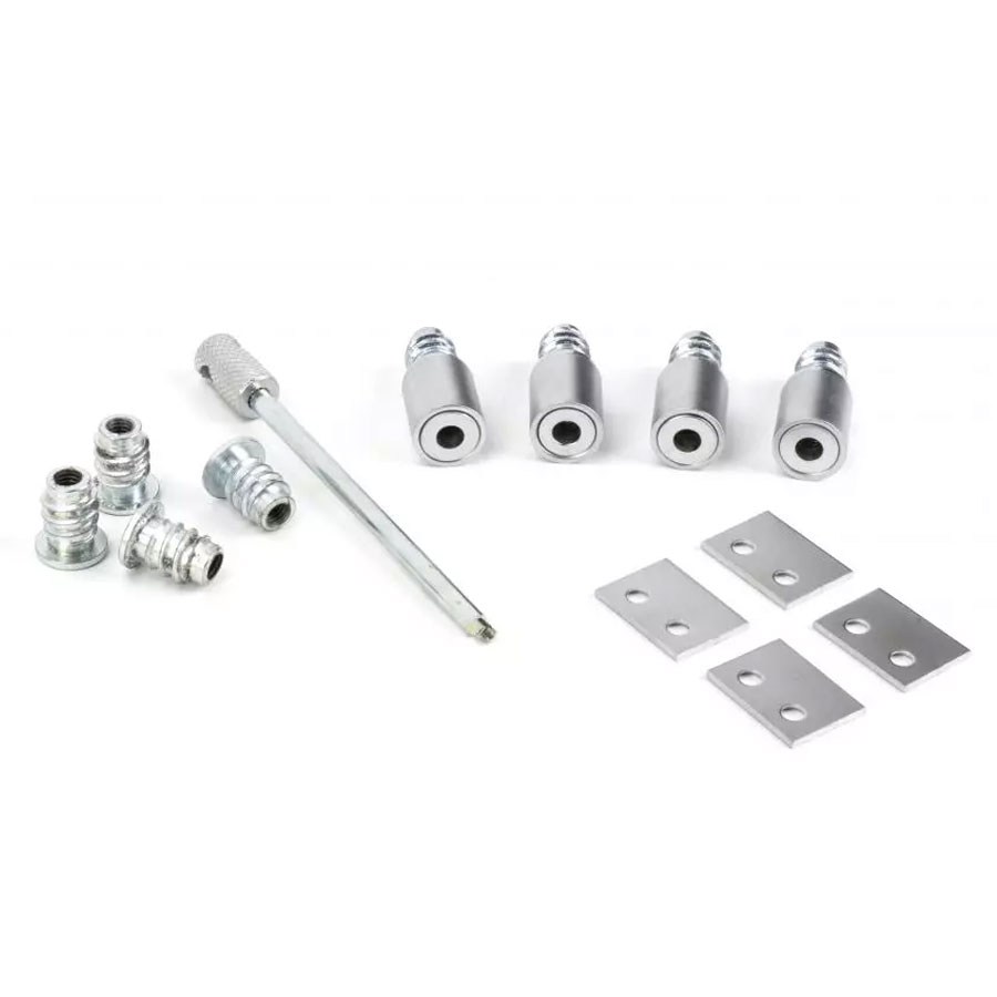 Satin Chrome Secure Stop For a Sash Window