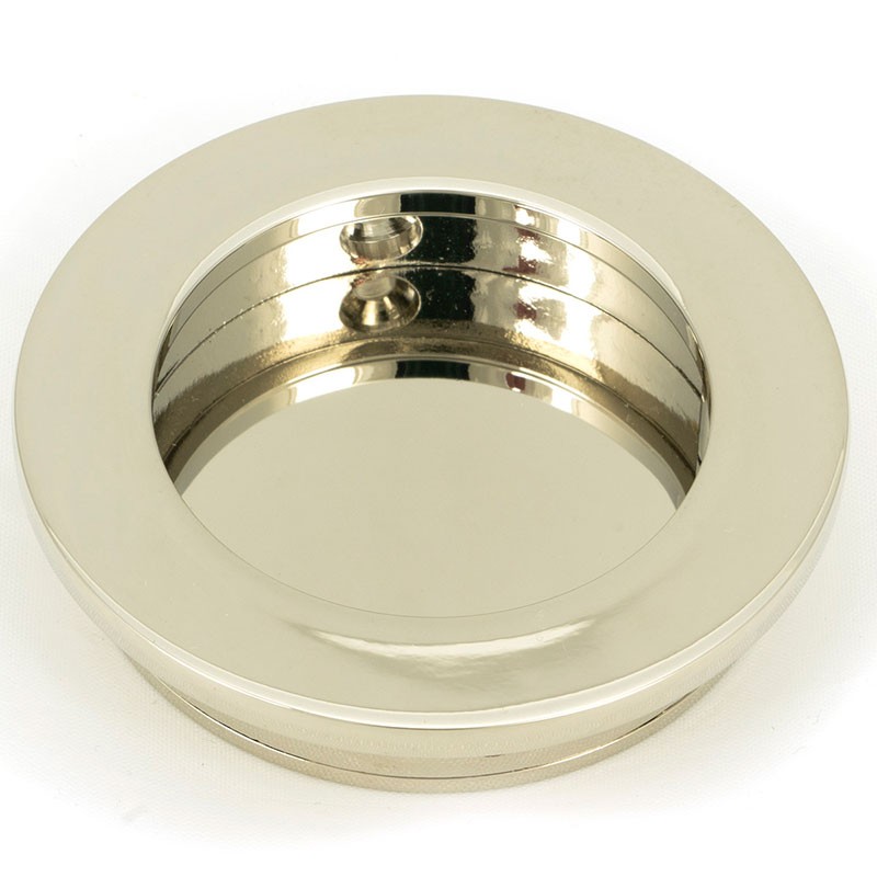 Plain Round Pull - Polished Nickel