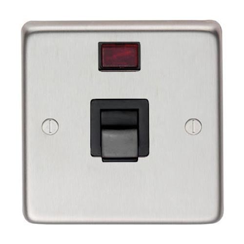 Satin Stainless Steel Single Plate Cooker Switch