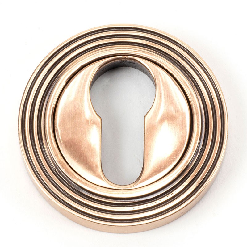 Bronze Polished Beehive Euro Escutcheon