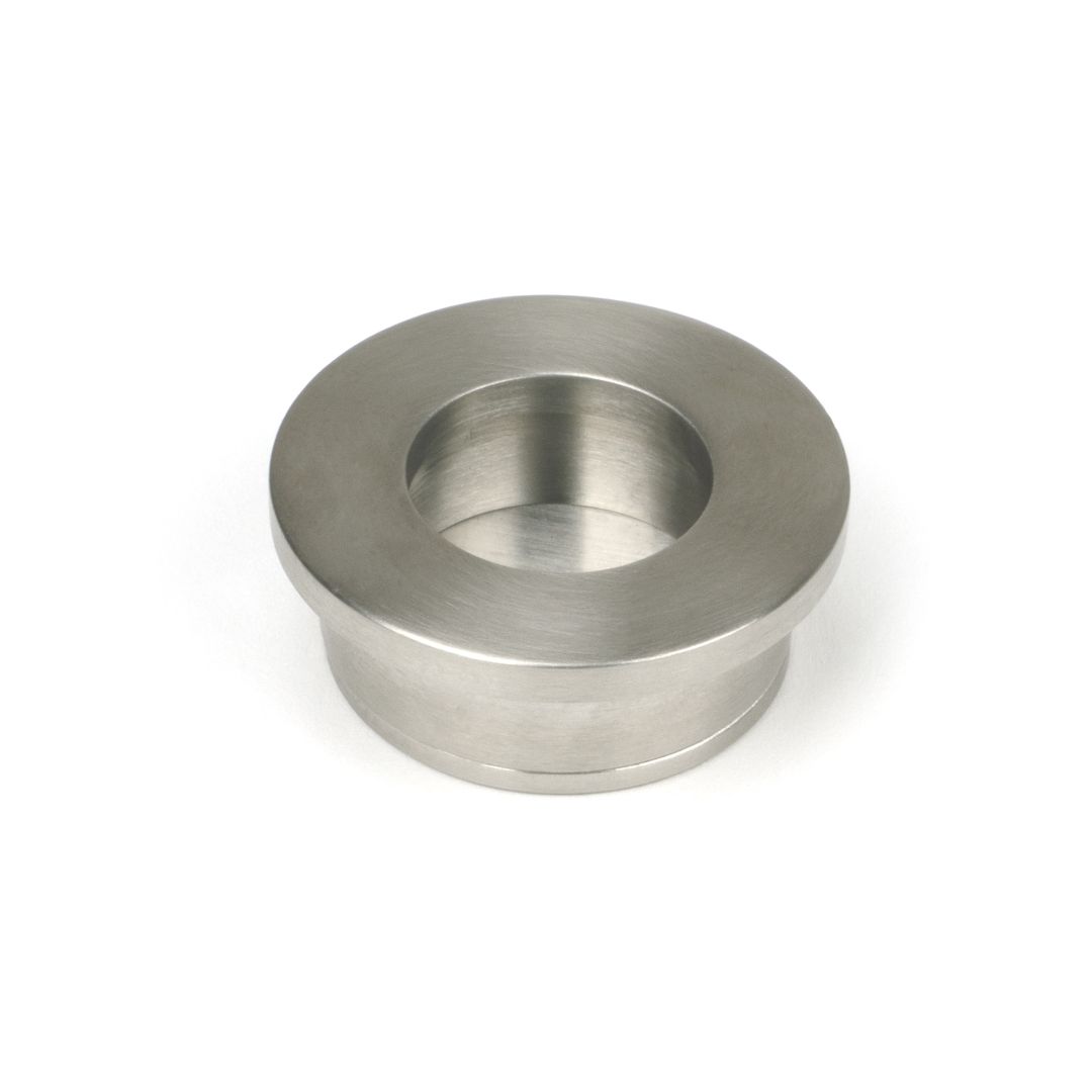 Satin Marine SS (316) 34mm Round Finger Edge Pull