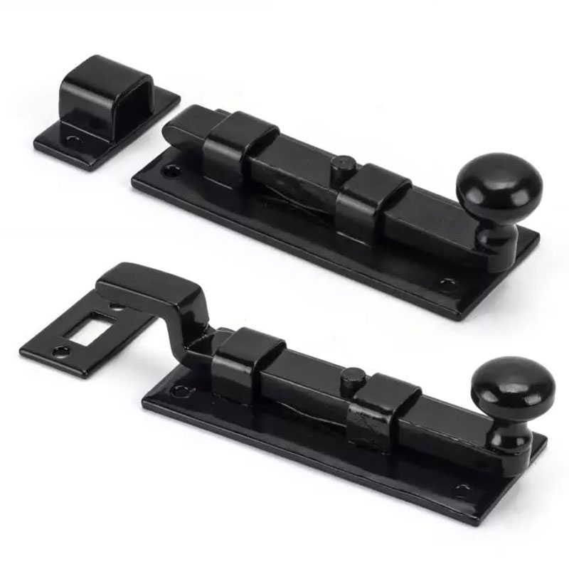 Black Traditional Smith Raven Cupboard Bolt