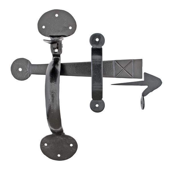 From The Anvil Black Medium Bean Thumblatch - XL - Image 2