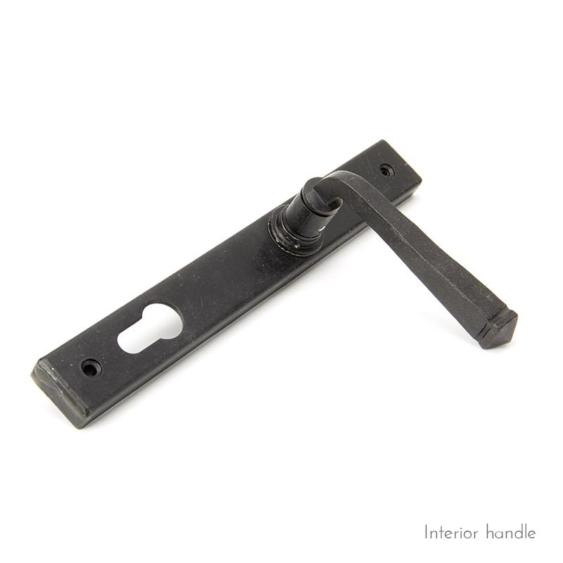 Blacksmith External Beeswax Slimline Avon Lever Door Handle