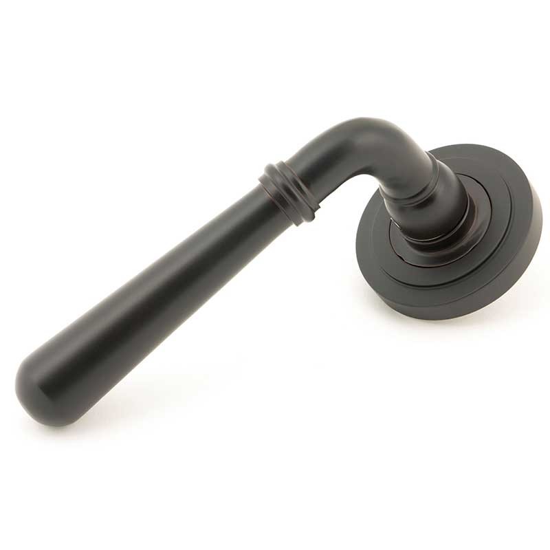 Bronze Newbury Lever On Art Deco Rose Set - Aged