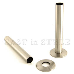 Satin Nickel pipe sleeve kit
