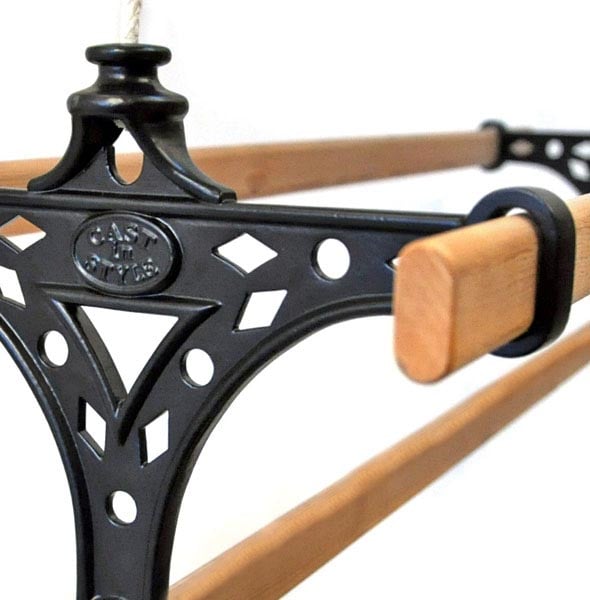 3 Lath Pulley Clothes Airers Kitchen maid 3 Lath Victorian