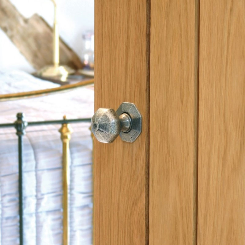 From The Anvil Blacksmith Pewter Patina Octagonal Knob Set 33643 33065