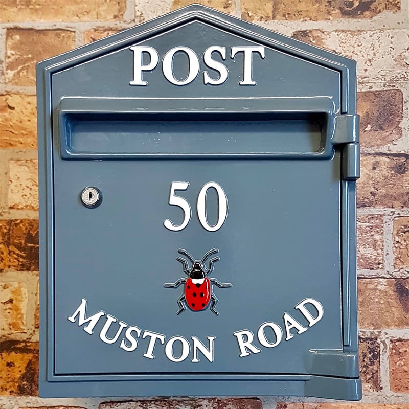 Anthracite Wall Mounted Post Box Anthracite Wall Mounted Post Box