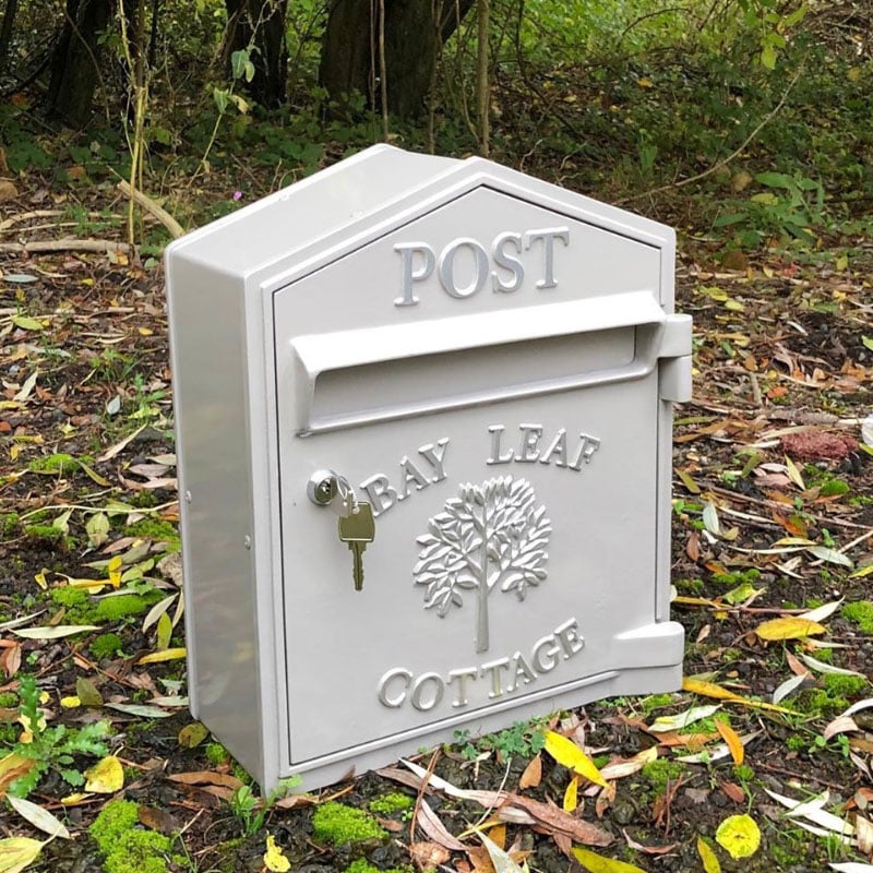 Regency Slimline Wall Mounted post box Made to your own design Cast