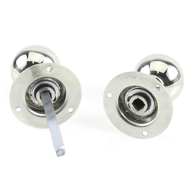 Nickel Round Door Knobs Nickel and Chrome Door Knobs Nickel and