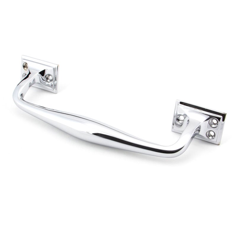 Period Art Deco Pull Handle Polished Chrome 45462 45457
