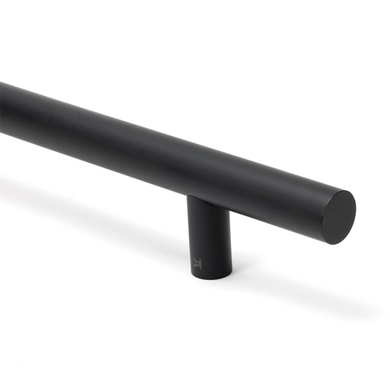 From The Anvil T Bar Handle with Secret Fixings Matt Black Finish