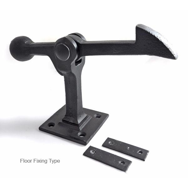 Kirkpatrick Black Cast Iron Gate Stop Cast in Style