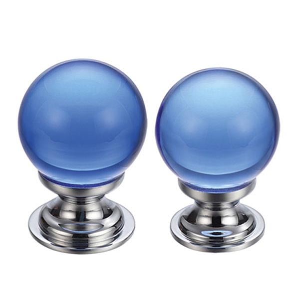 Blue Glass Knob Glass Knobs Cast in Style