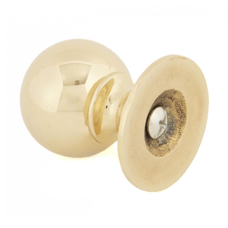 From The Anvil Polished Brass Ball Knob 83887 83881