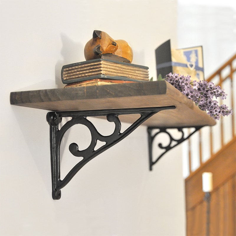 Simple Scroll Cast Iron Shelf Bracket Cast Iron Brackets Hanging