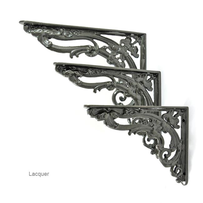Victorian Scroll Leaf Cast Iron Shelf Bracket Cast Iron Brackets