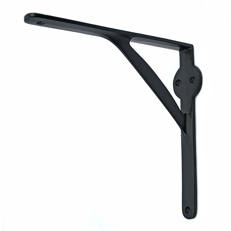 Warwick Cast Iron Shelf Bracket Cast in Style Black Cast Iron Shelf