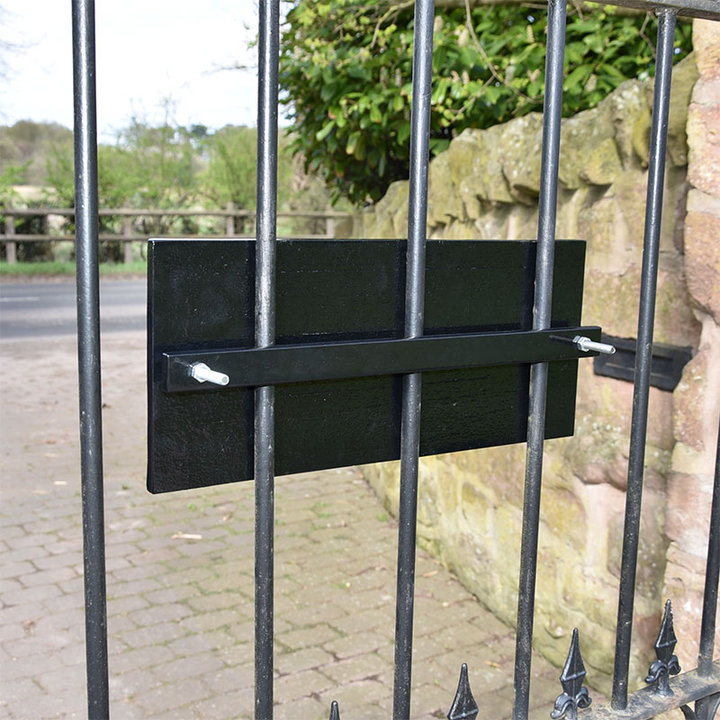 Gate mounted House Name Sign House Name Signs with gate fixing