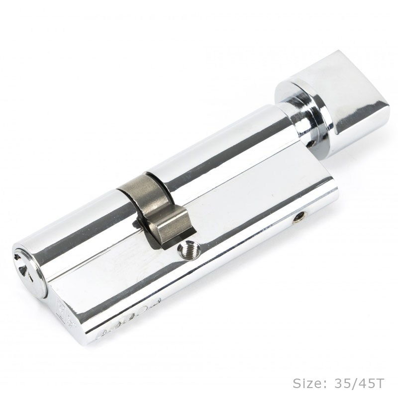 Thumbturn Euro Cylinder Lock Locks and Latches Chrome Finishes
