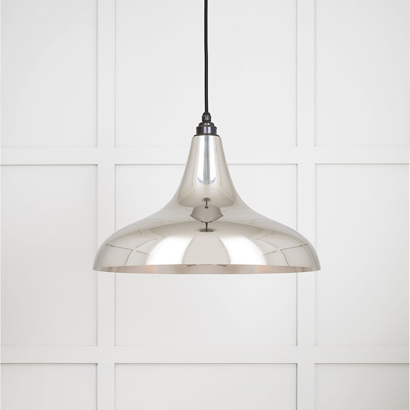 Smooth Nickel Frankley Pendant Light