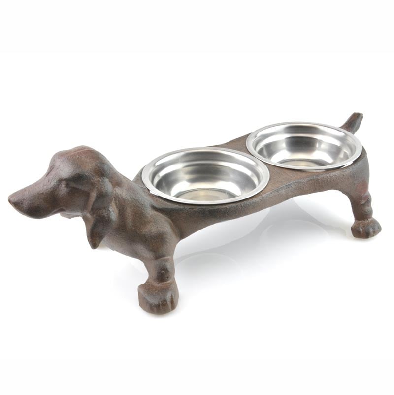 Dachshund Dog Bowl Homeware Cast in Style