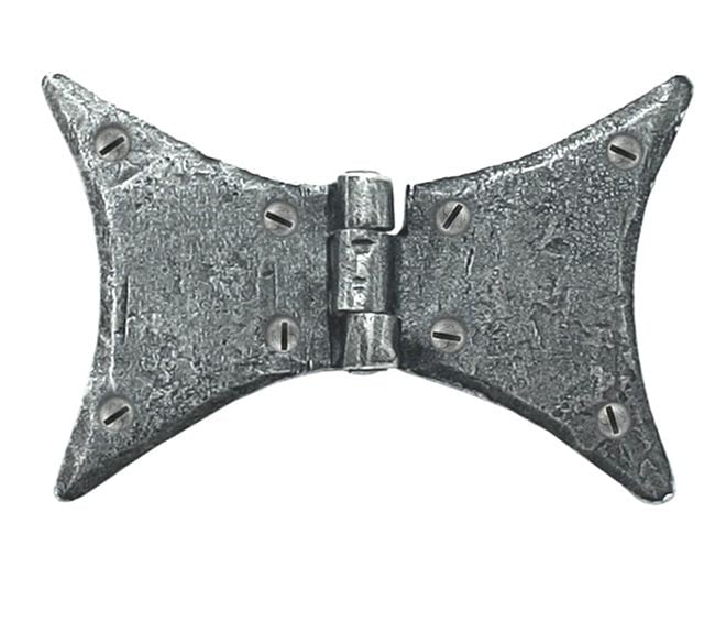 Blacksmith Pewter Patina Butterfly Hinges