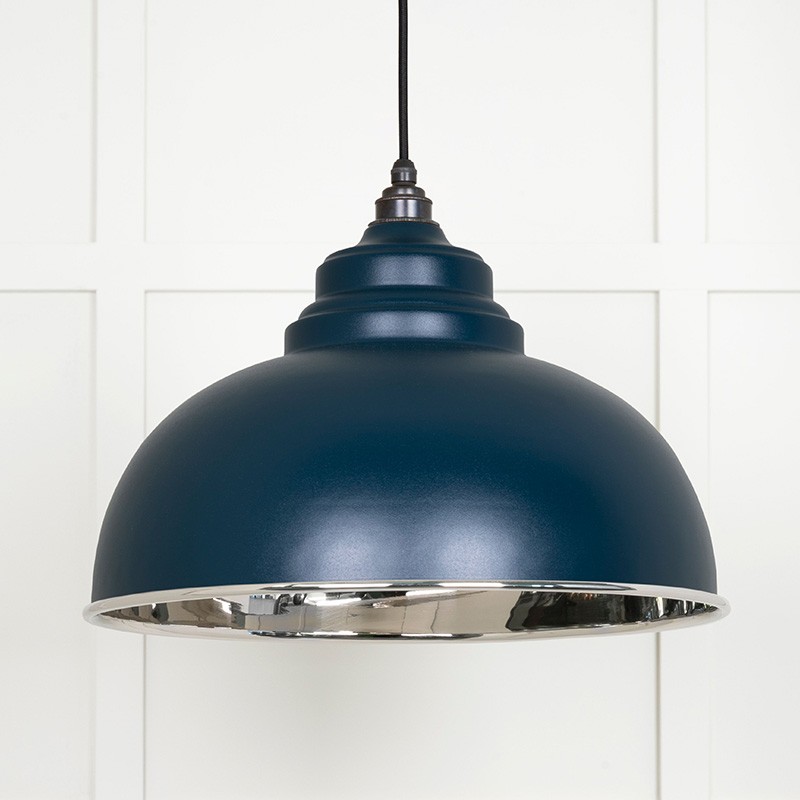 Smooth Nickel Harborne Pendant in Dusk